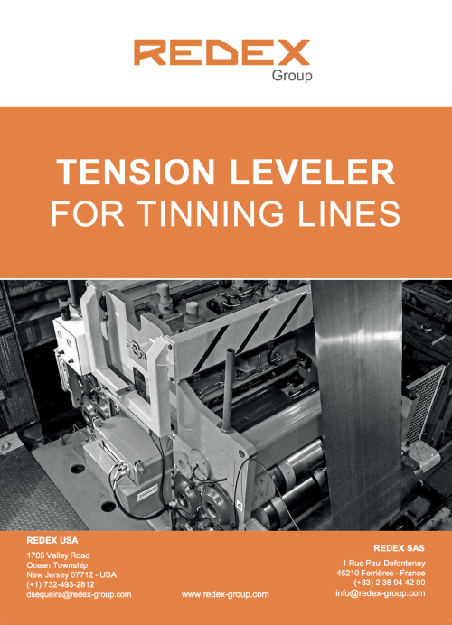 Tension Leveler for Tinning Lines